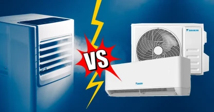 Comparatif entre climatiseur mobile et climatisation réversible Daikin